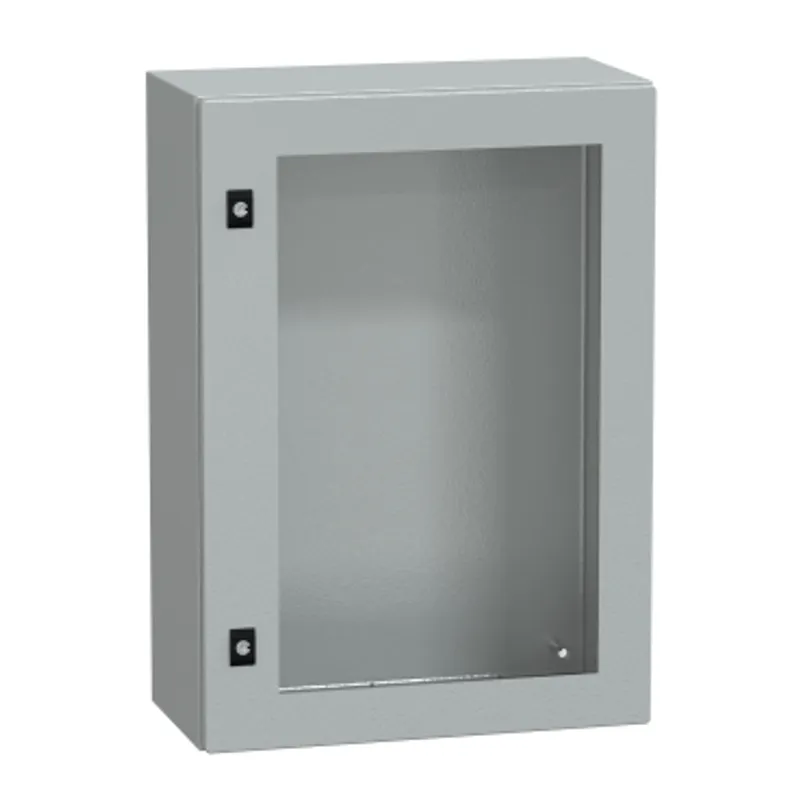 PanelSeT CRN tspt door w/o mount.plate. H700xW500xD250 IP66 IK08 RAL7035.. — photo 1 of 4