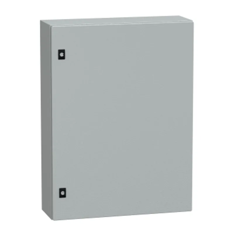 PanelSeT CRN plain door with mount.plate. H800xW600xD200 IP66 IK10 RAL7035.. — photo 1 of 3