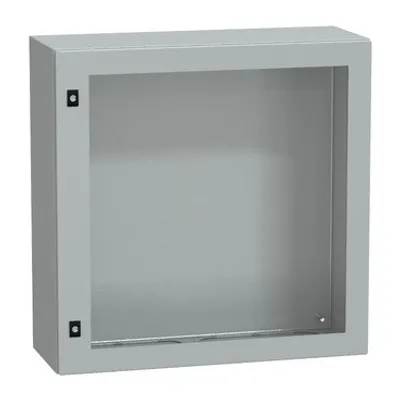 PanelSeT CRN tspt door w/o mount.plate. H800xW800xD300 IP66 IK08 RAL7035