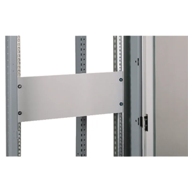 Actassi - 19" plain plate - 10U - steel - RAL7035 - 15/10mm
