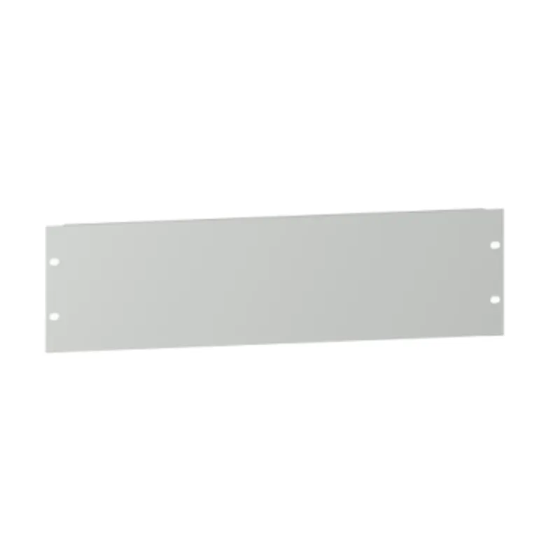 Actassi - 19" plain plate - 3U - steel - RAL7035 - 15/10mm