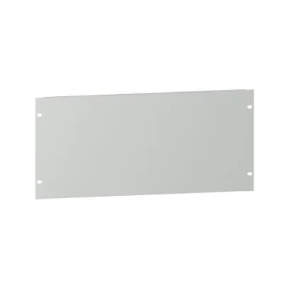 Actassi - 19" plain plate - 4U - steel - RAL7035 - 15/10mm