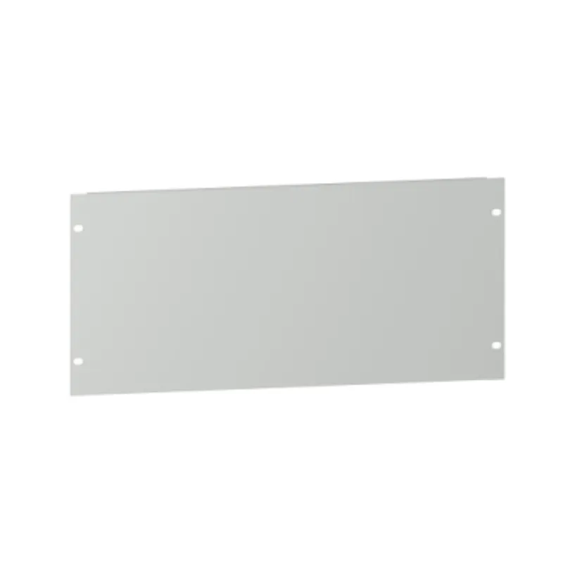 Actassi - 19" plain plate - 4U - steel - RAL7035 - 15/10mm