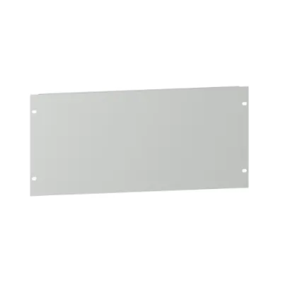 Actassi - 19" plain plate - 5U - steel - RAL7035 - 15/10mm