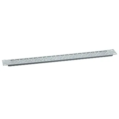 Actassi - 19" perforated plate - 1U - steel - RAL7035 - 15/10mm