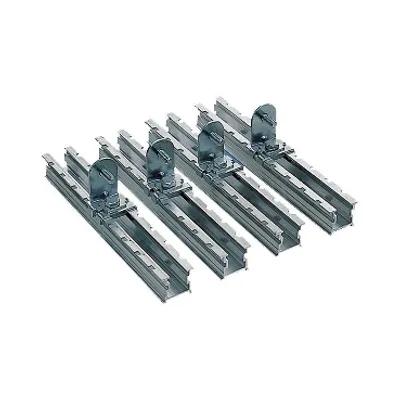 set of 4 step slides with brackets for adjustment of mount. plate in PLA D420mm