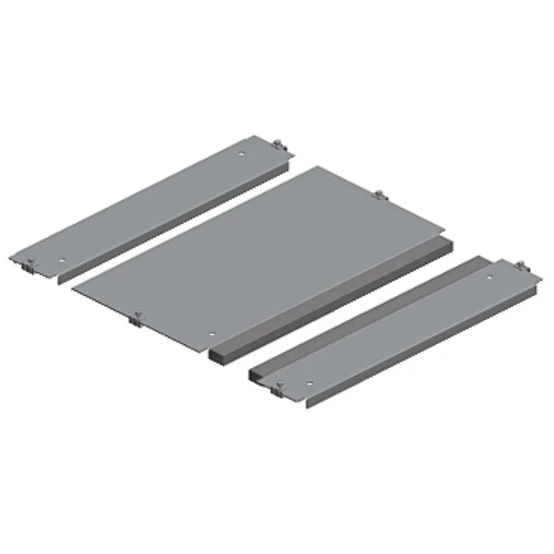 One entry cable gland plate, PanelSeT SFN, PanelSeT SF, for electrical enclosure W300 D600mm, fixed by clips