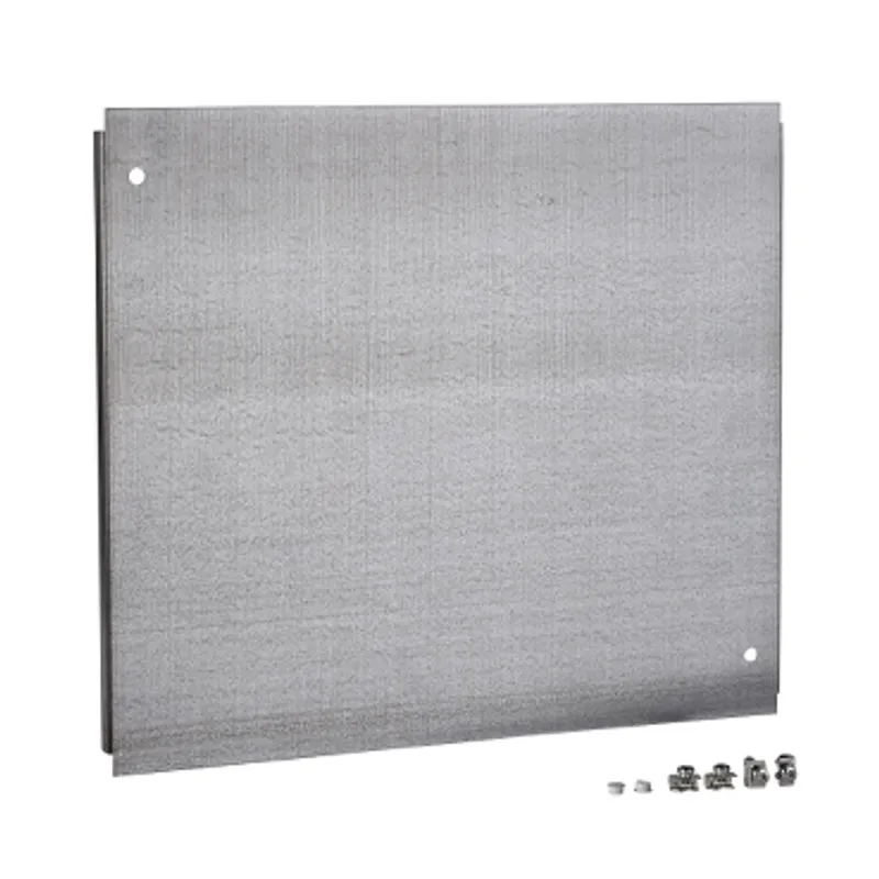 Plain cable gland plate, PanelSeT SFN, PanelSeT SF, for electrical enclosure W800 D500mm, fixed by clips
