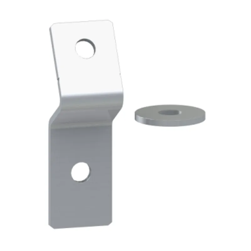 Set of 2 brackets for earthing collector bar for PanelSeT WM enclosures.