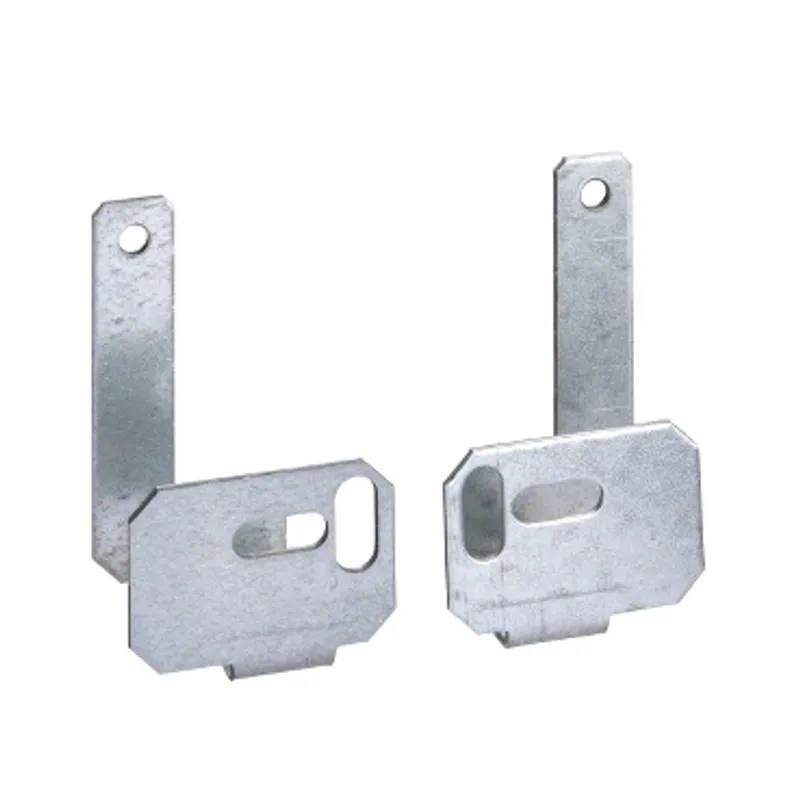 Set of 2 brackets for earthing collector bar for PanelSeT WM enclosures.