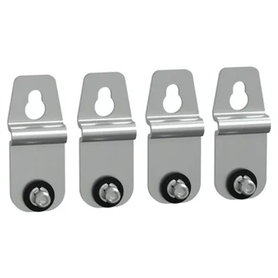 4 wall fixing brackets stainless 304 for PanelSeT SMX.