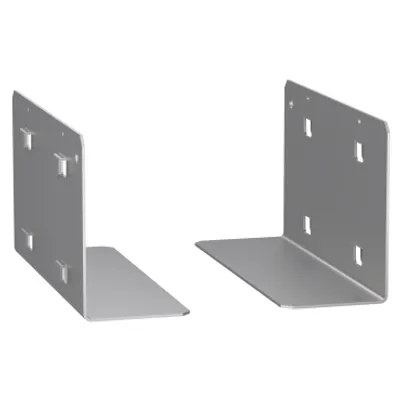 19" 2 U partial fixed slides - Fixing onto 19" front uprights - 15 kg load