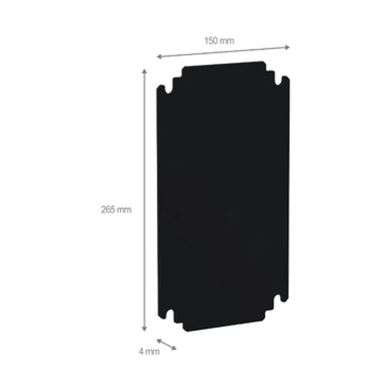 Insulating mounting plate for enclosure H300xW200mm made of bakelite — photo 2 of 2