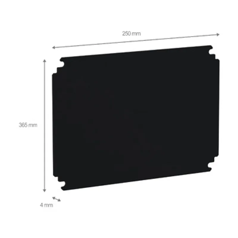 Insulating mounting plate for enclosure H400xW300mm made of bakelite — photo 2 of 2