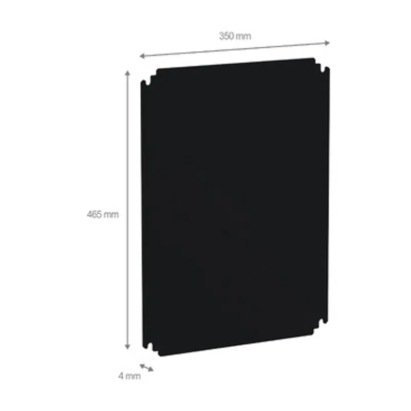 Insulating mounting plate for enclosure H500xW400mm made of bakelite — photo 2 of 2