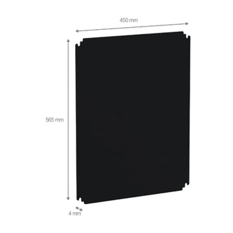 Insulating mounting plate for enclosure H600xW500mm made of bakelite — photo 2 of 2
