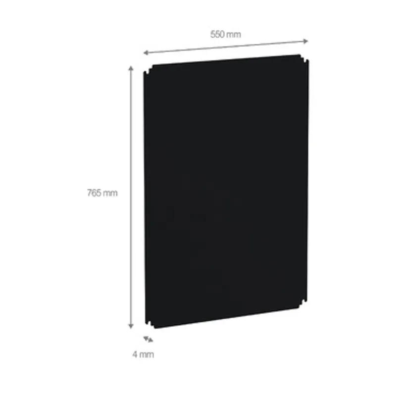 Insulating mounting plate for enclosure H800xW600mm made of bakelite — photo 2 of 2