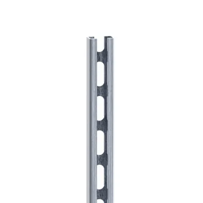 Vertical aluminium rail, length: 3m. Packaging unit: 10.