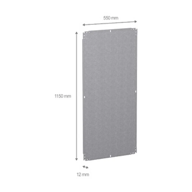 Microperforated mounting plate H1200xW600 w/holes diam 3,6mm on 12,5mm pitch — photo 2 of 2