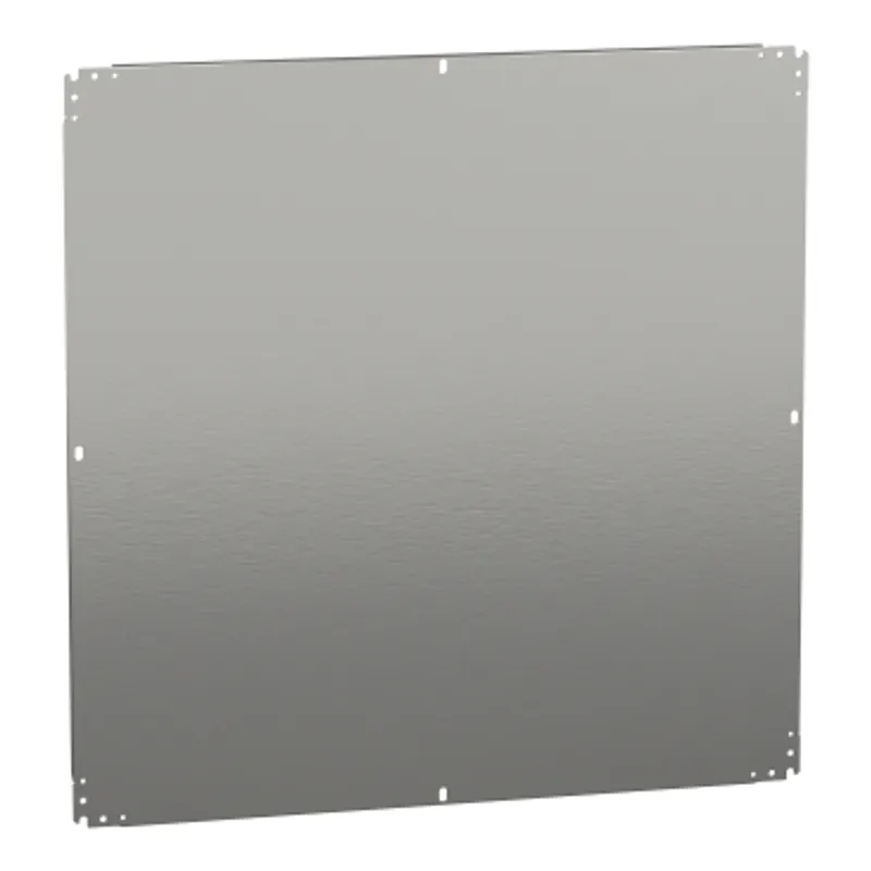 Plain mounting plate H1000xW1000mm made of galvanised sheet steel