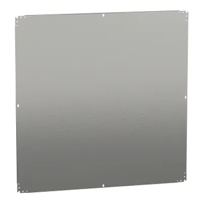 Plain mounting plate H1200xW1200mm made of galvanised sheet steel