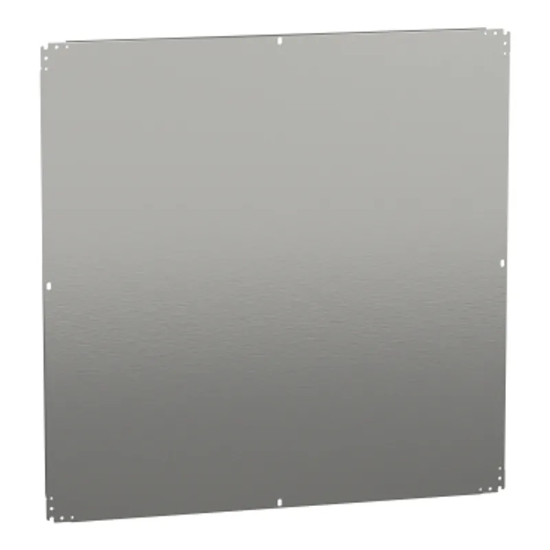 Plain mounting plate H1200xW1200mm made of galvanised sheet steel