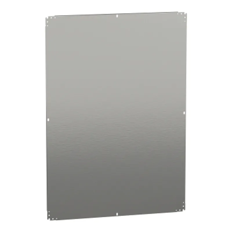 Plain mounting plate H1400xW1000mm made of galvanised sheet steel