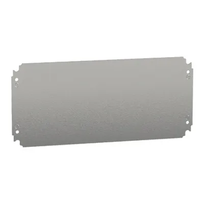 Plain mounting plate H250xW500mm made of galvanised sheet steel