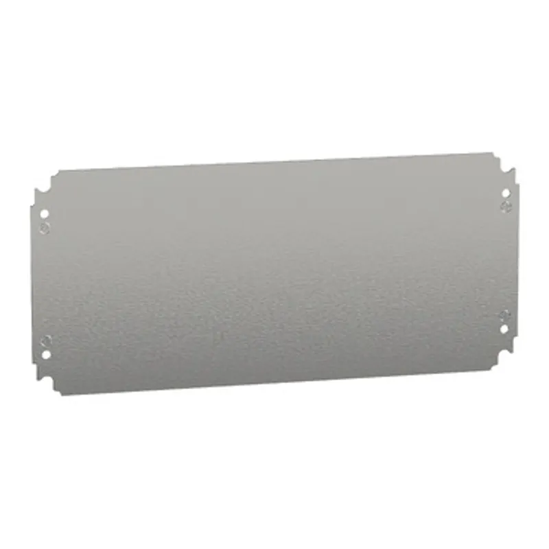 Plain mounting plate H250xW500mm made of galvanised sheet steel — photo 1 of 2
