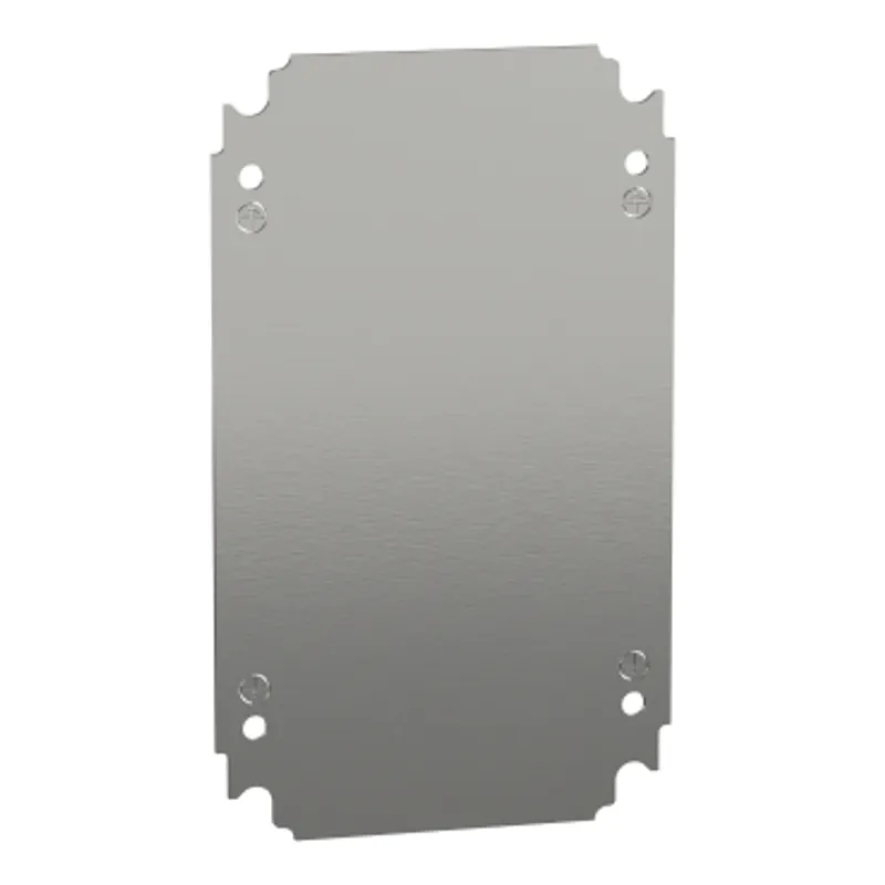 Plain mounting plate H300xW200mm made of galvanised sheet steel — photo 1 of 2