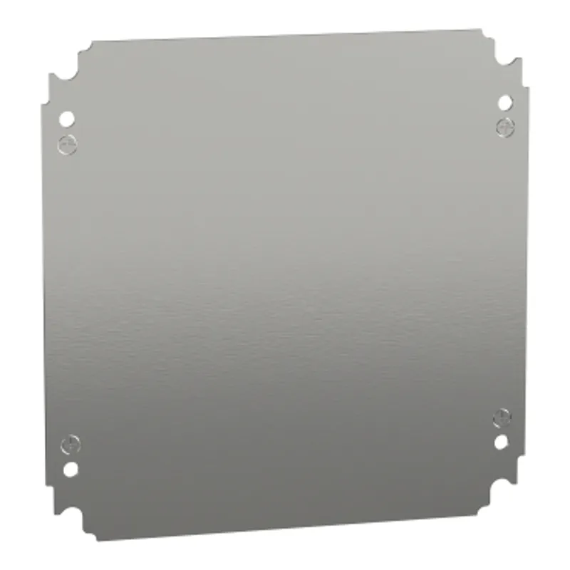 Plain mounting plate H300xW300mm made of galvanised sheet steel — photo 1 of 2