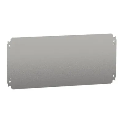 Plain mounting plate H300xW600mm made of galvanised sheet steel