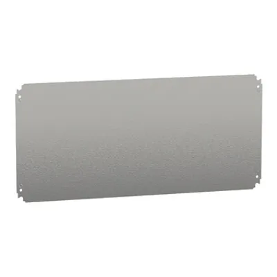 Schneider Electric NSYMM48 – Plain mounting plate H400xW800mm made of galvanised sheet steel