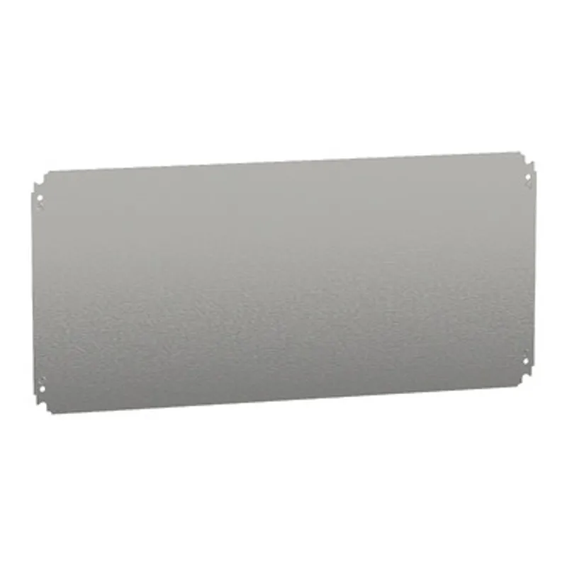 Plain mounting plate H400xW800mm made of galvanised sheet steel