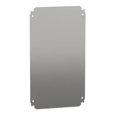 Schneider Electric NSYMM53 – Plain mounting plate H500xW300mm made of galvanised sheet steel