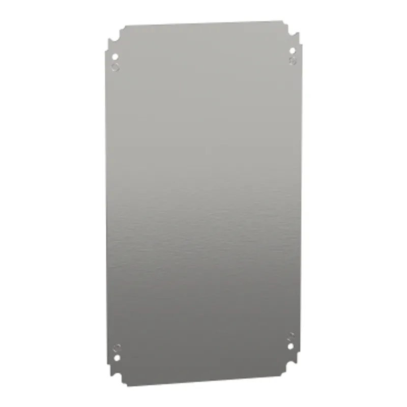 Plain mounting plate H500xW300mm made of galvanised sheet steel — photo 1 of 2
