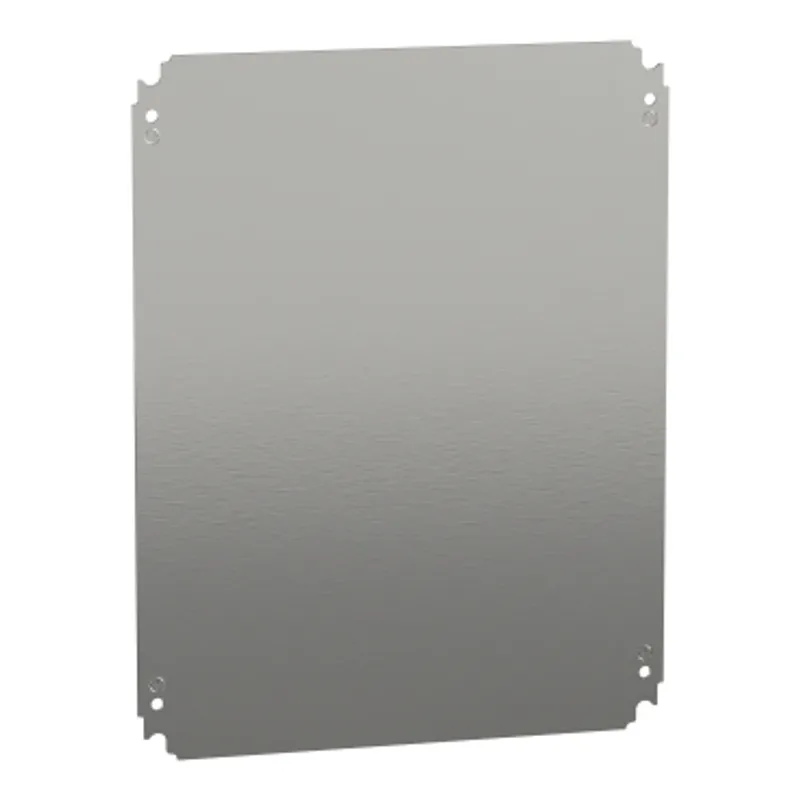 Plain mounting plate H500xW400mm made of galvanised sheet steel — photo 1 of 2