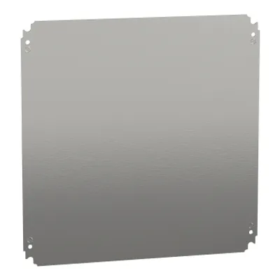 Schneider Electric NSYMM55 – Plain mounting plate H500xW500mm made of galvanised sheet steel