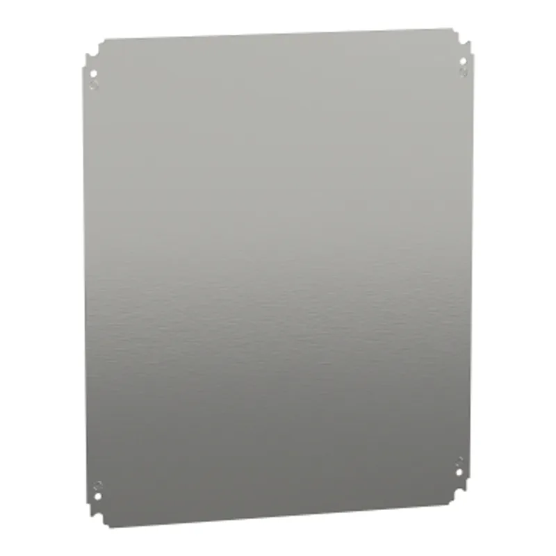 Plain mounting plate H500xW600mm made of galvanised sheet steel — photo 1 of 2