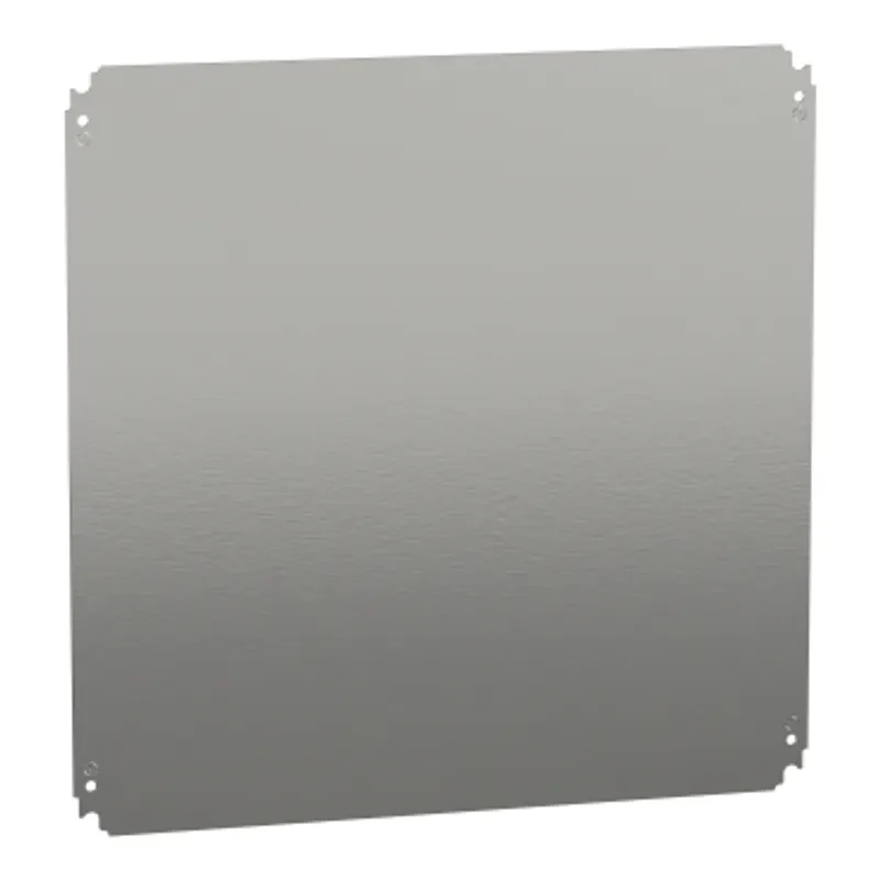 Plain mounting plate H600xW600mm made of galvanised sheet steel — photo 1 of 2