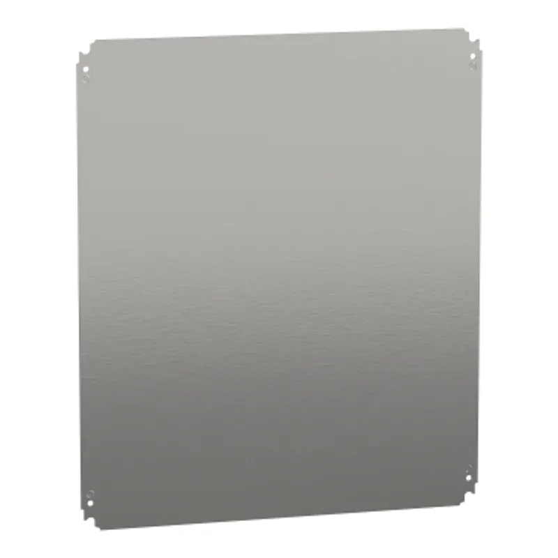 Plain mounting plate H700xW600mm made of galvanised sheet steel — photo 1 of 2