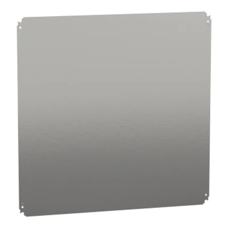 Plain mounting plate H800xW800mm made of galvanised sheet steel — photo 1 of 2