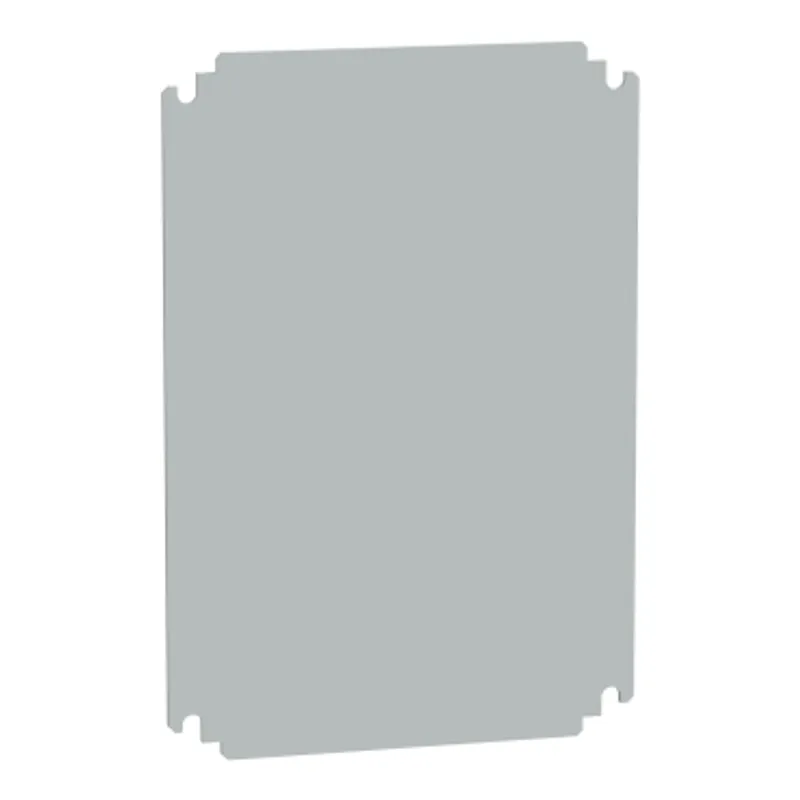 Insulating mounting plate for enclosure H400xW300mm made of polyester