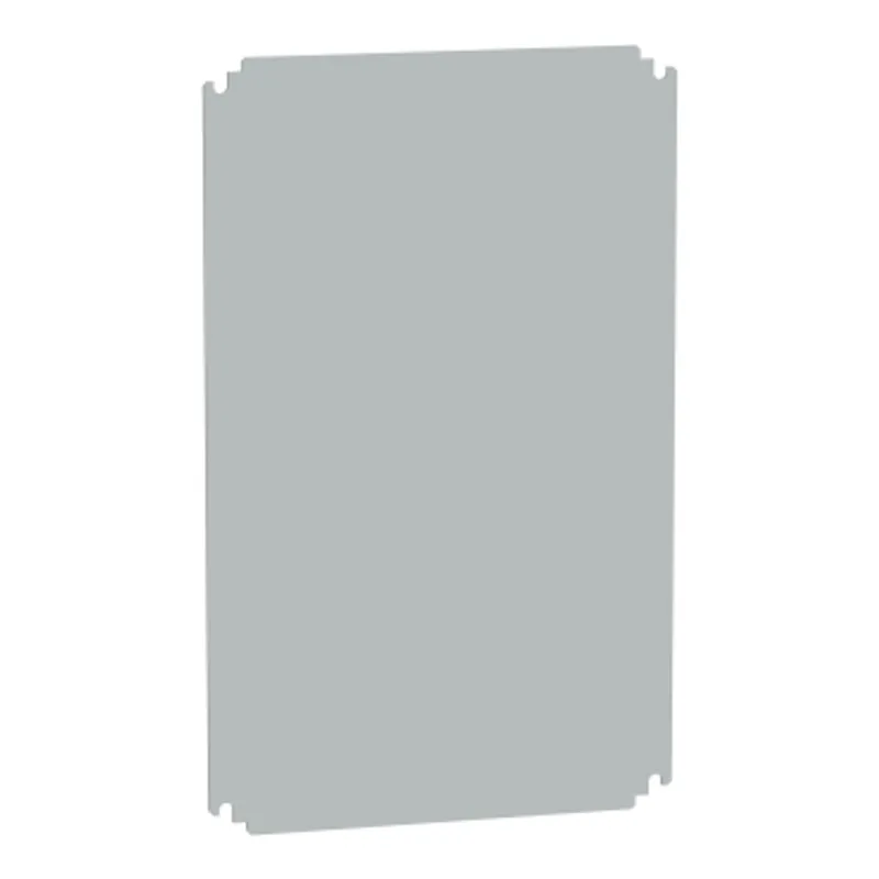 Insulating mounting plate for enclosure H600xW400mm made of polyester