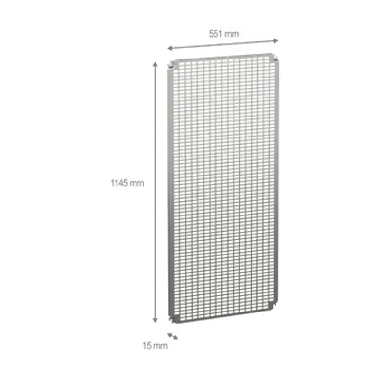 Monobloc perforated plates H1200xW600mm with universal perforations 11x26mm — photo 2 of 2