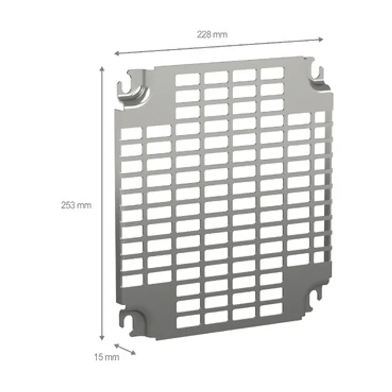 Monobloc perforated plates H300xW250mm with universal perforations 11x26mm — photo 2 of 2