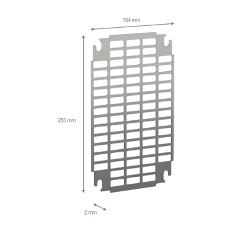 Monobloc perforated plates, H300xW200mm with universal perforations 11x26mm — photo 2 of 2