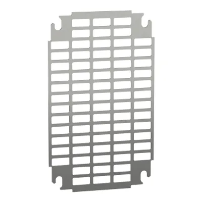 Schneider Electric NSYMR32 – Monobloc perforated plates, H300xW200mm with universal perforations 11x26mm