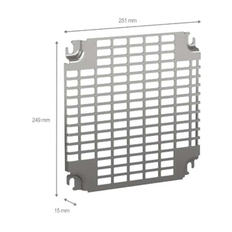 Monobloc perforated plates H300xW300mm with universal perforations 11x26mm — photo 2 of 2