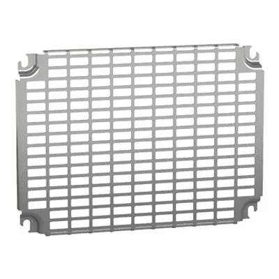 Schneider Electric NSYMR34 – Monobloc perforated plates H300xW400mm with universal perforations 11x26mm